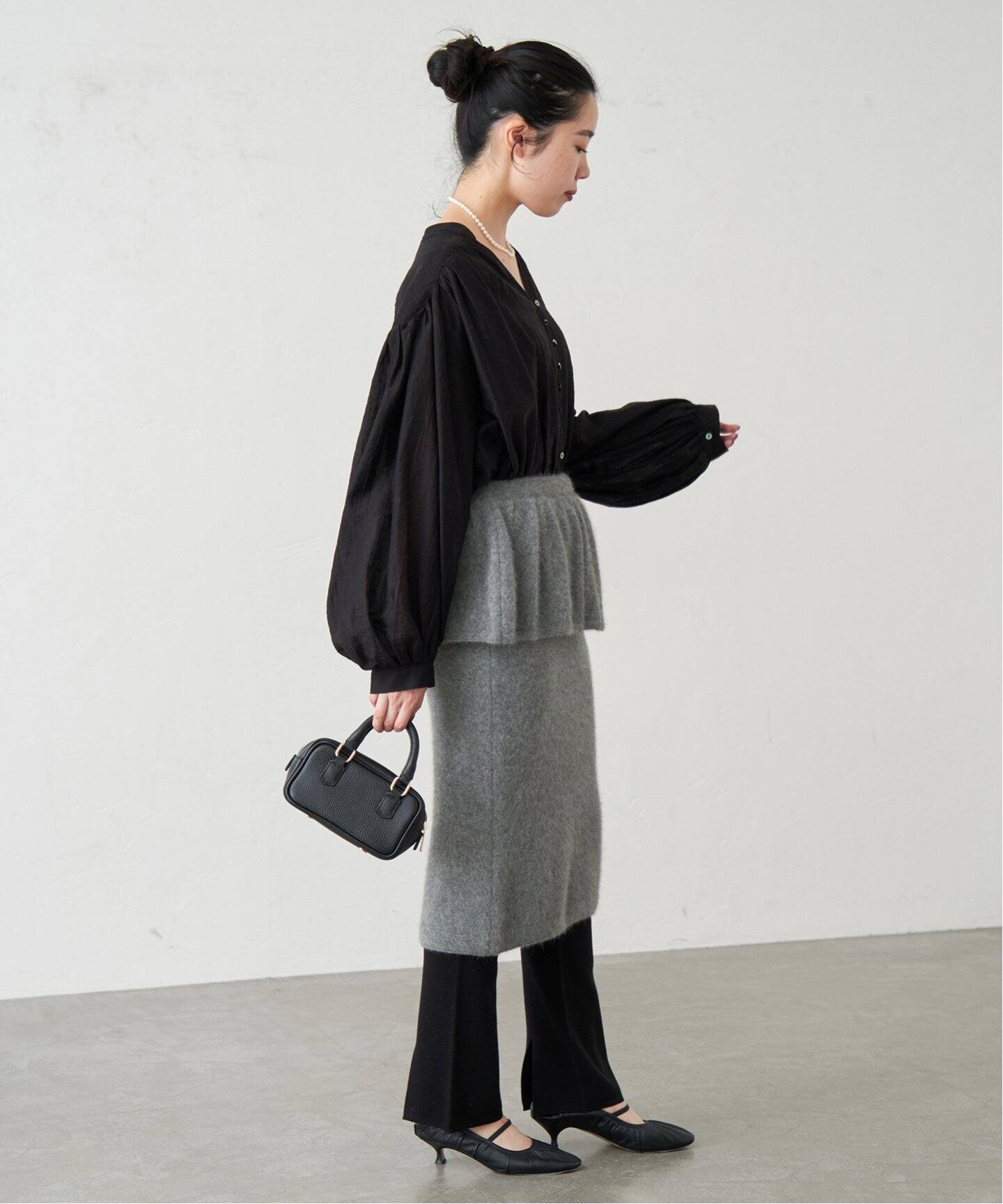 enrica/エンリカ frill skirt スカート KNIT216（その他スカート 