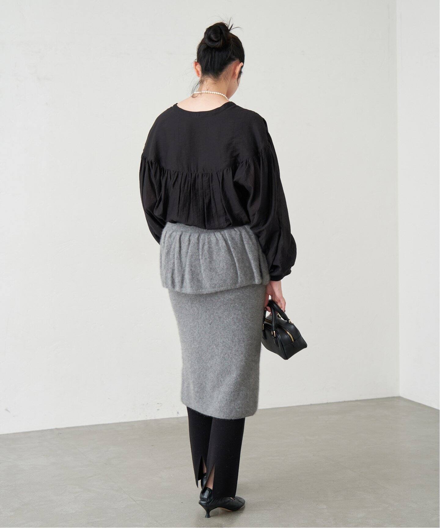 enrica/エンリカ frill skirt スカート KNIT216（その他スカート 