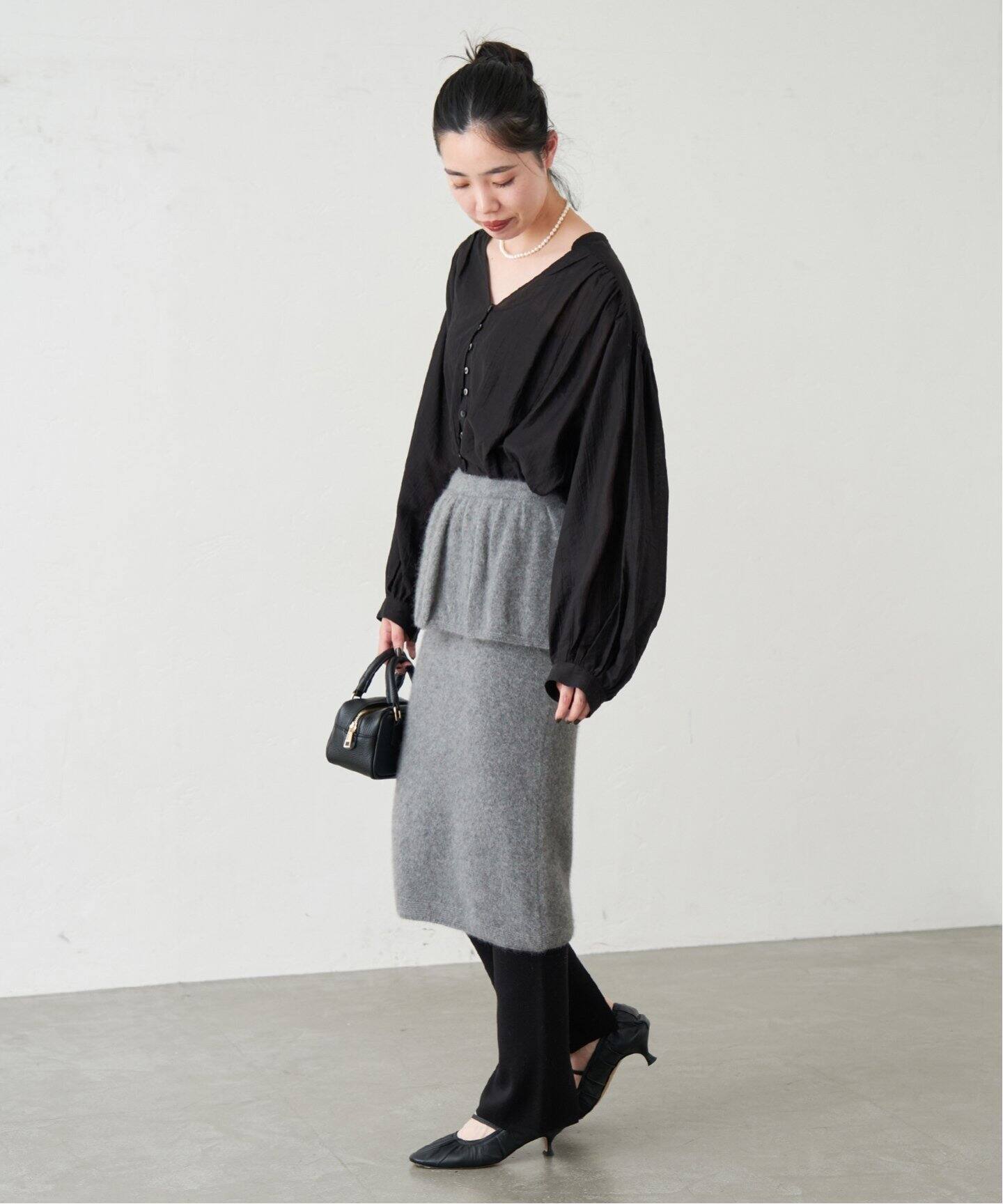enrica/エンリカ frill skirt スカート KNIT216（その他スカート 
