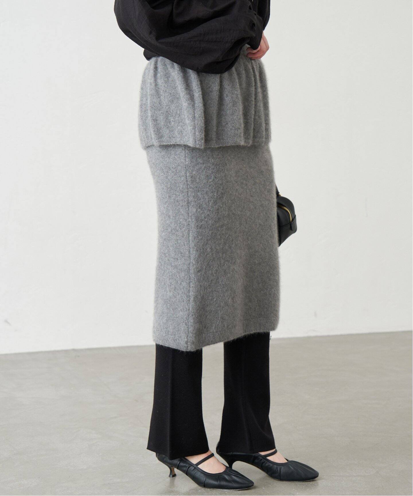 enrica/エンリカ frill skirt スカート KNIT216（その他スカート 