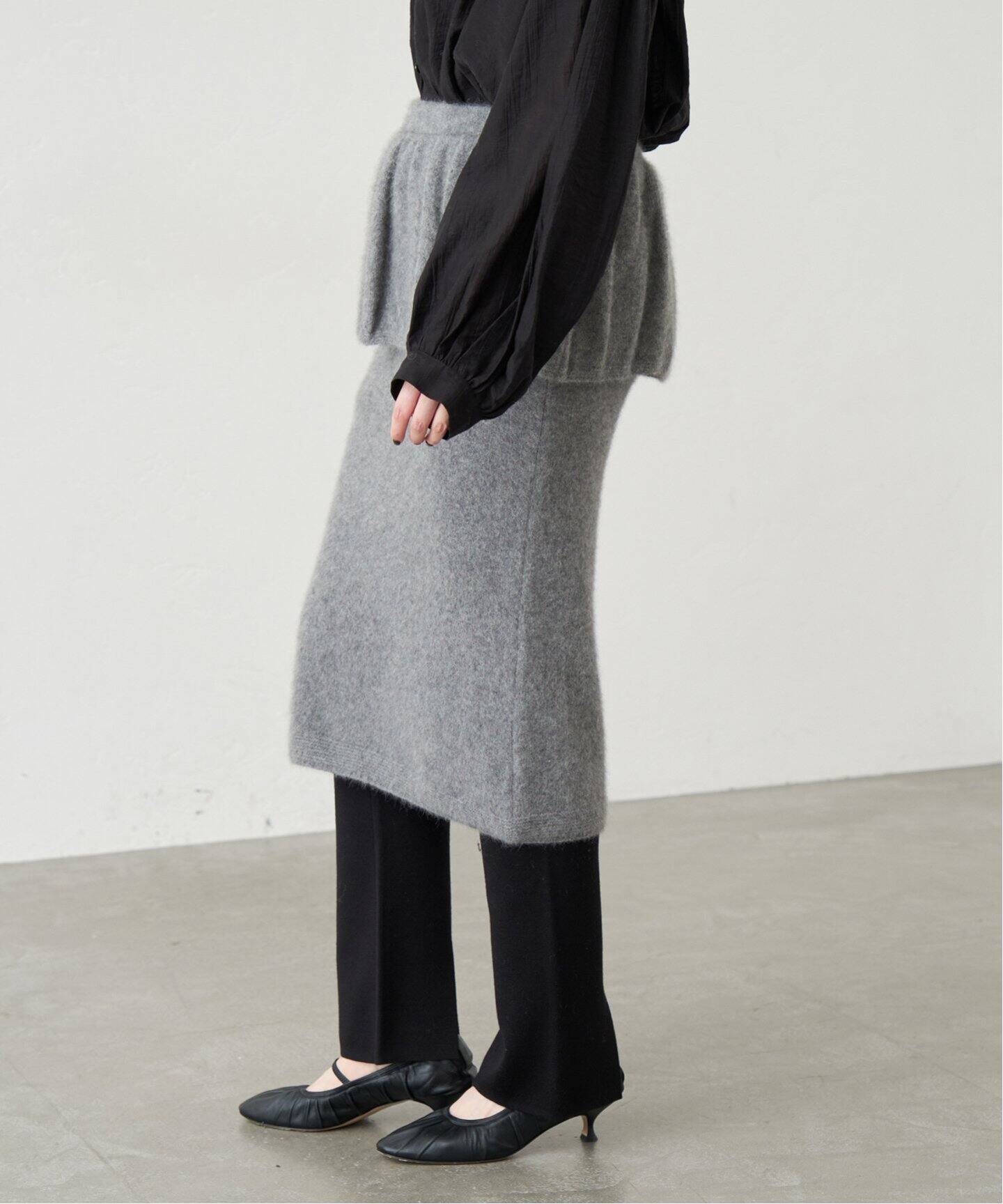 enrica/エンリカ frill skirt スカート KNIT216（その他スカート 
