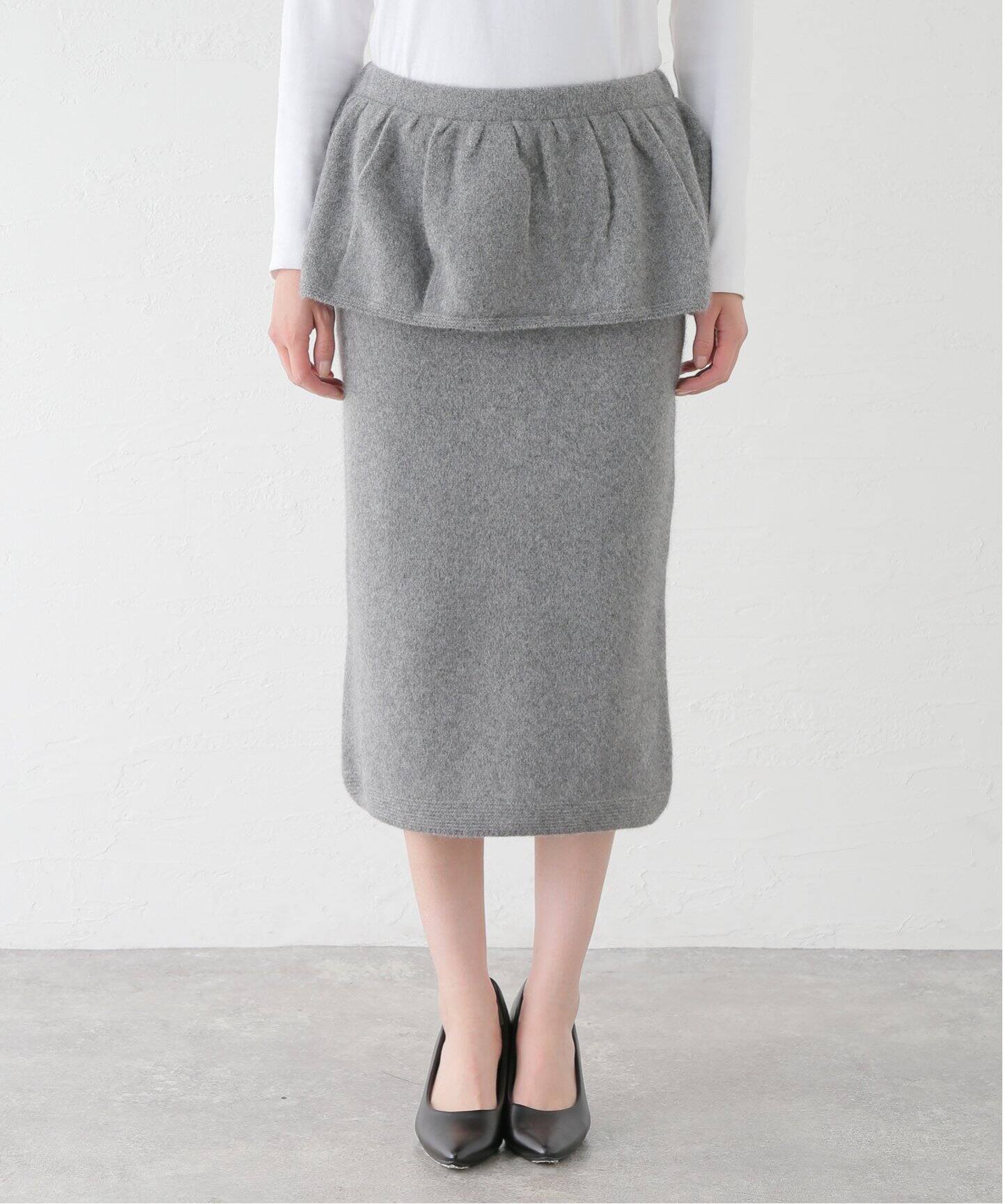 enrica/エンリカ frill skirt スカート KNIT216（その他スカート 