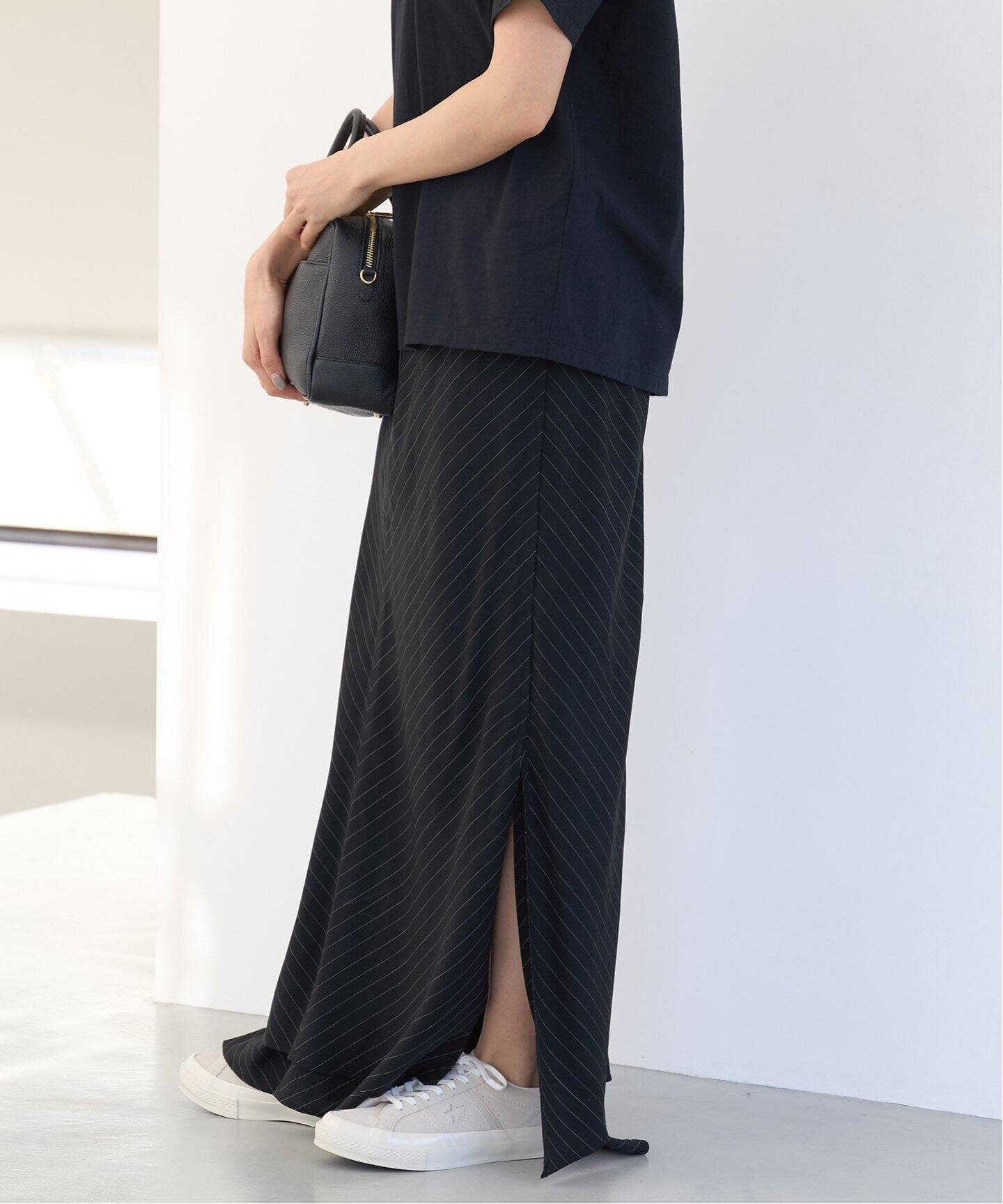 JANE SMITH/ジェーンスミス】STRIPE SK スカート（ロング・マキシ丈  