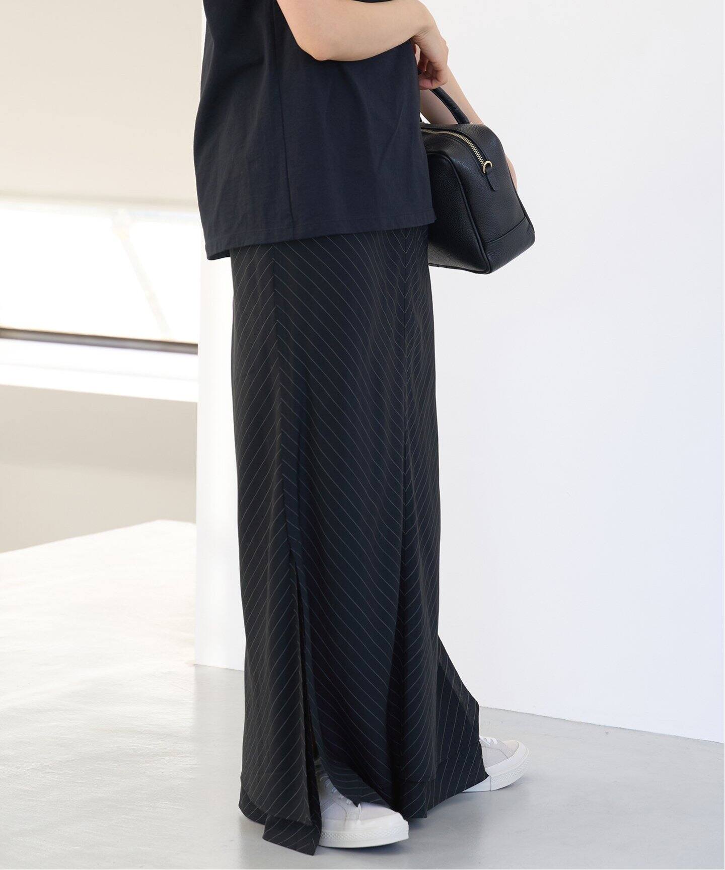 JANE SMITH/ジェーンスミス】STRIPE SK スカート（ロング・マキシ丈  