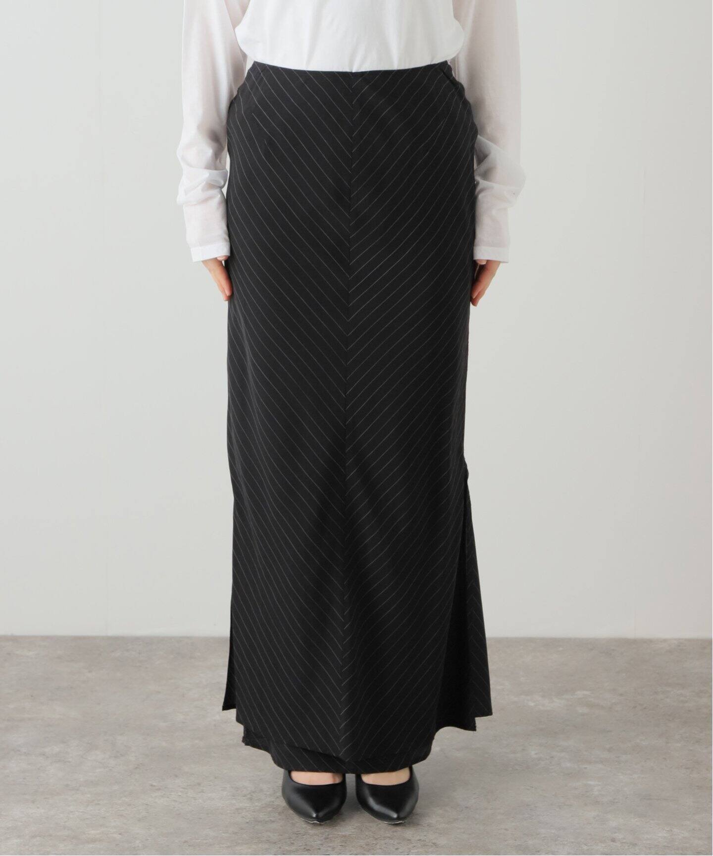 JANE SMITH/ジェーンスミス】STRIPE SK スカート（ロング・マキシ丈  