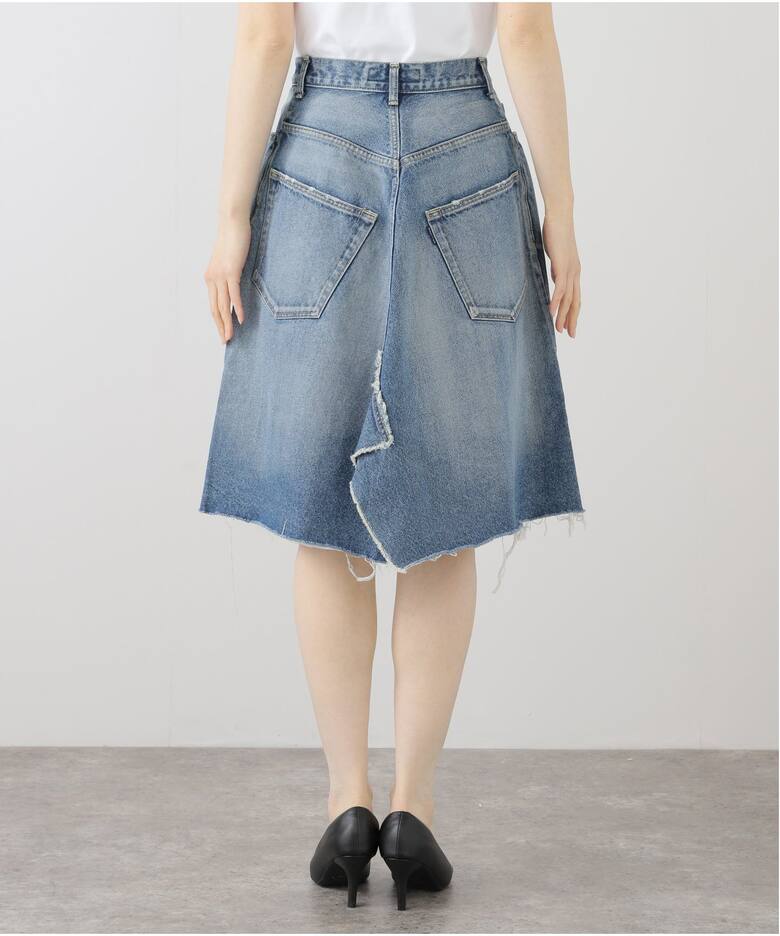 MADISONBLUE/マディソンブルー 5P REMAKE A-LINE SK DENIM スカート  