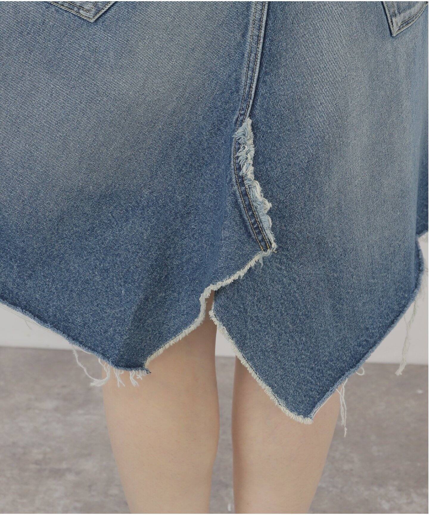 MADISONBLUE/マディソンブルー 5P REMAKE A-LINE SK DENIM スカート