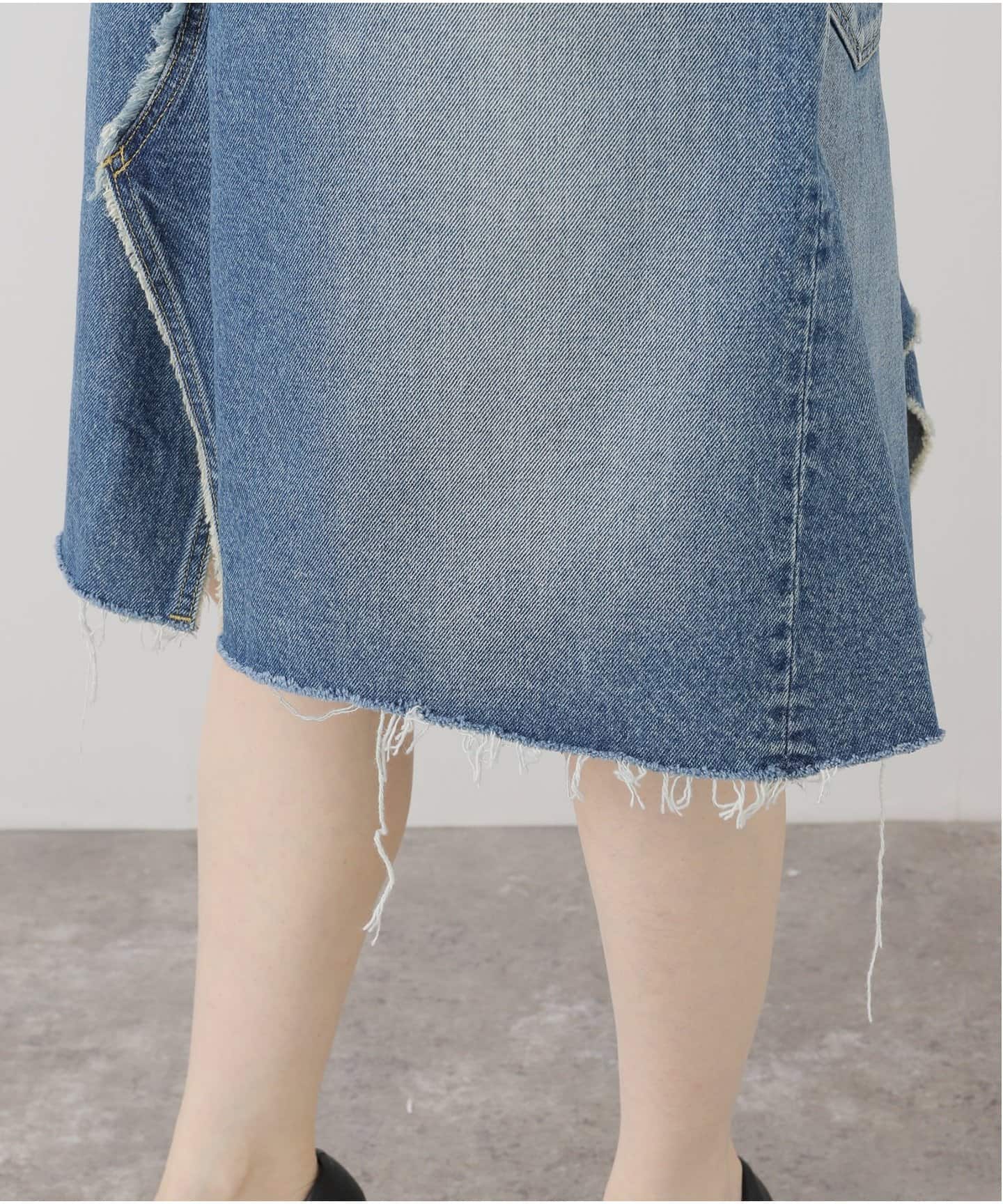 MADISONBLUE/マディソンブルー 5P REMAKE A-LINE SK DENIM スカート