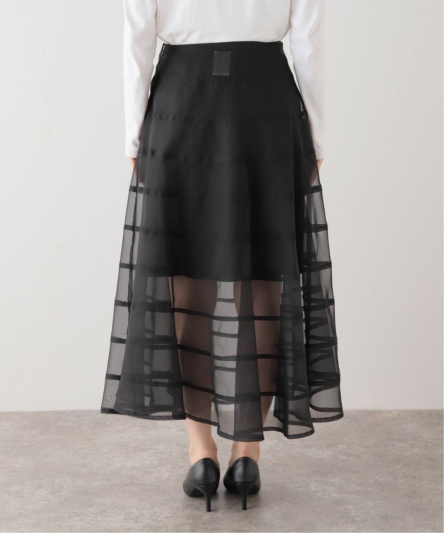 Raspail/ラスパイユ 別注 シアーフレアスカート（ロング・マキシ丈  