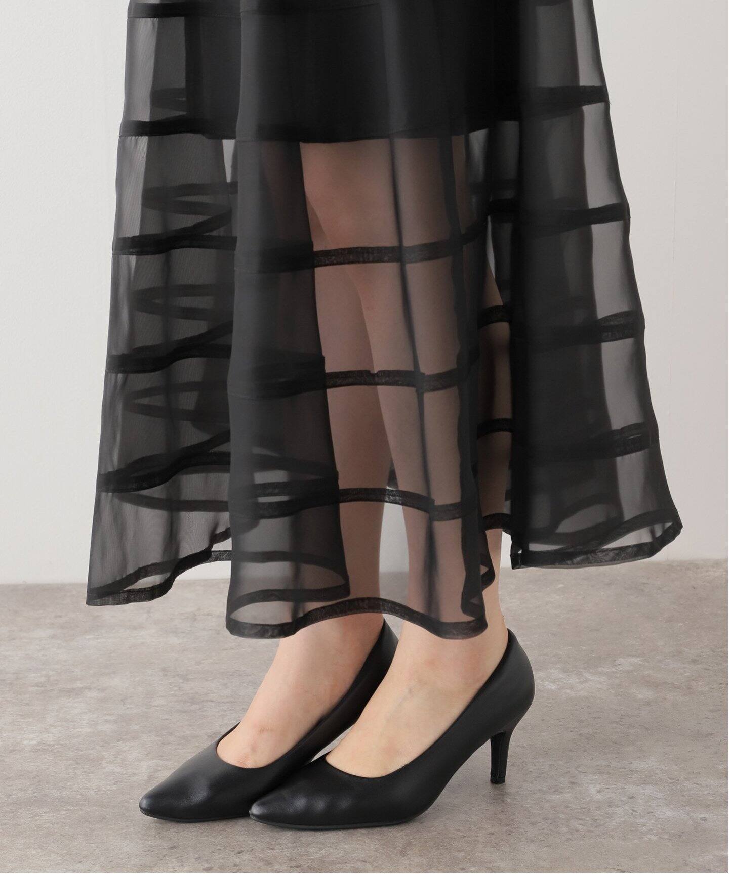 Raspail/ラスパイユ 別注 シアーフレアスカート（ロング・マキシ丈  