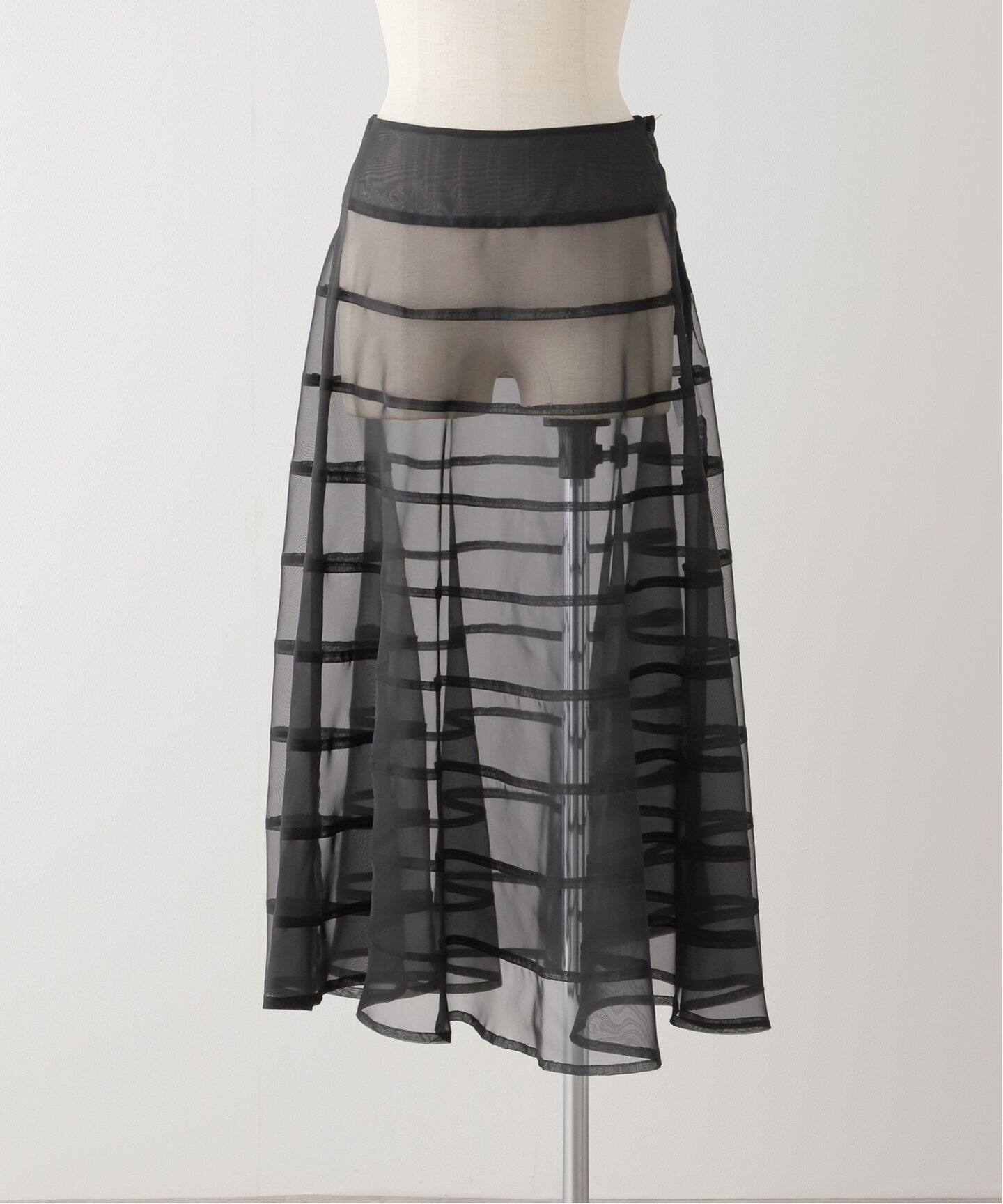 Raspail/ラスパイユ 別注 シアーフレアスカート（ロング・マキシ丈  