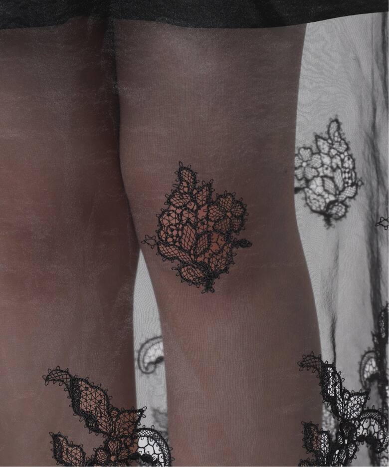 venit/ヴェニット】embroidery lace レース スカート（ロング・マキシ 