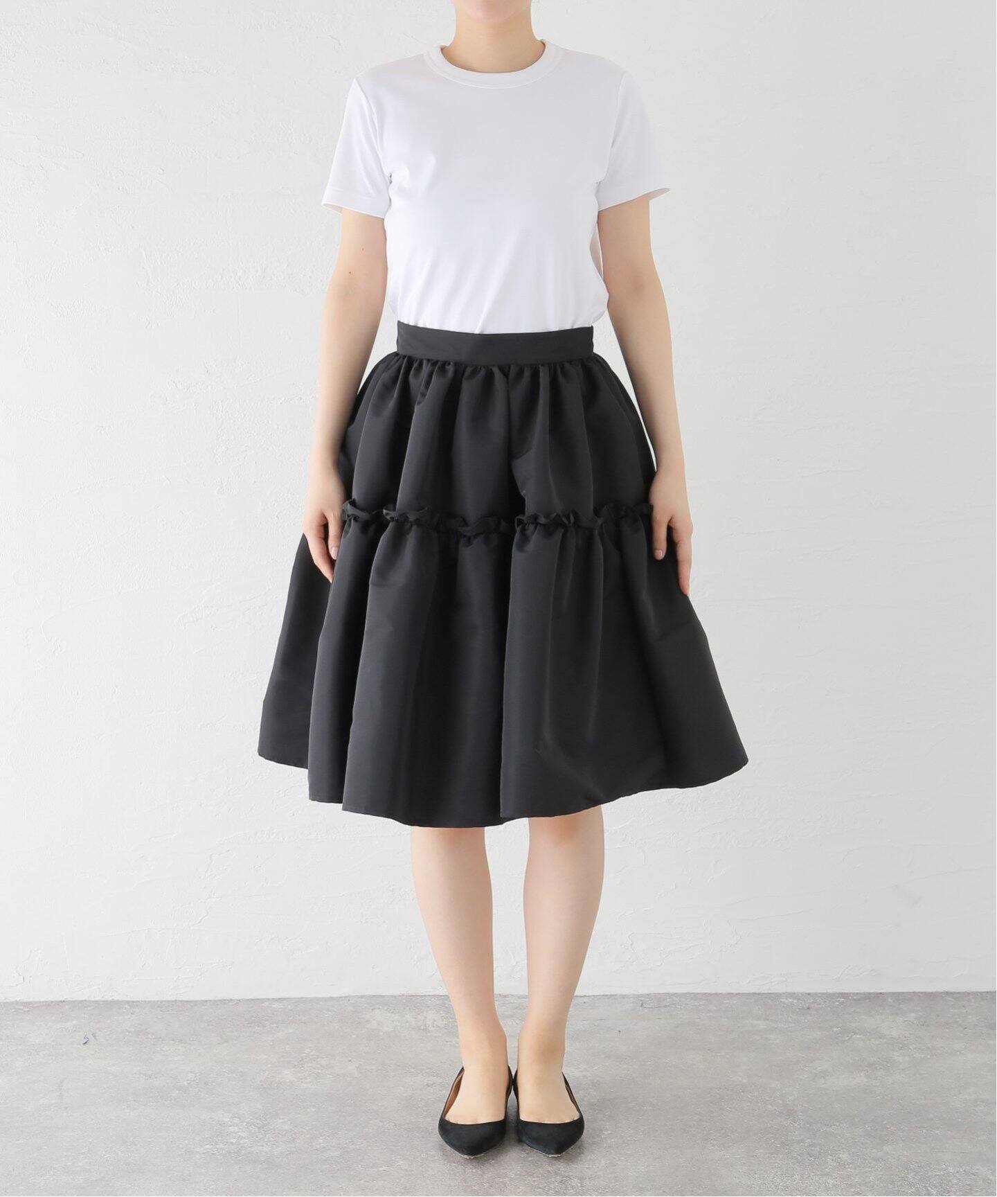 NINA RICCI/ニナ リッチ MIDI BABYDOLL TAFFETA SK 24PCJU020PL0440  