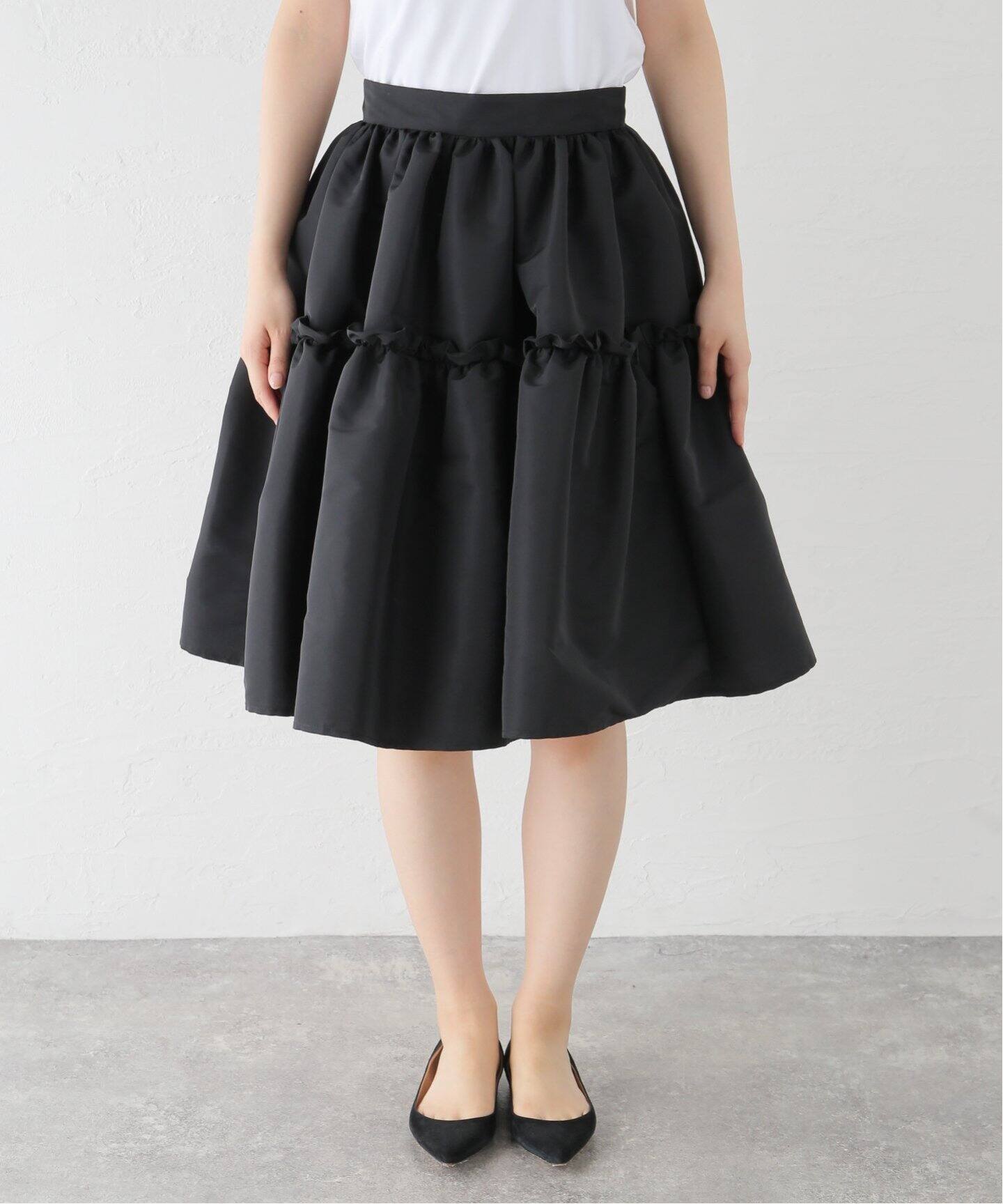 NINA RICCI/ニナ リッチ MIDI BABYDOLL TAFFETA SK 24PCJU020PL0440  