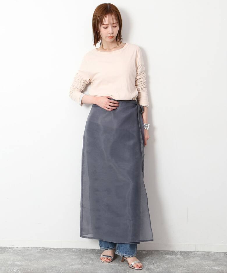 オーガンジーラップスカート（その他スカート）｜SLOBE IENA（スローブ  
