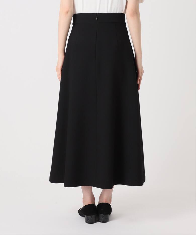 WEB限定》ダブルクロスフレアスカート（ロング・マキシ丈スカート  