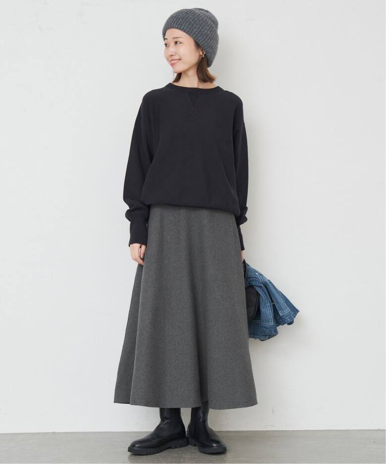 追加》ミラノリブニットフレアスカート（その他スカート）｜SLOBE IENA  