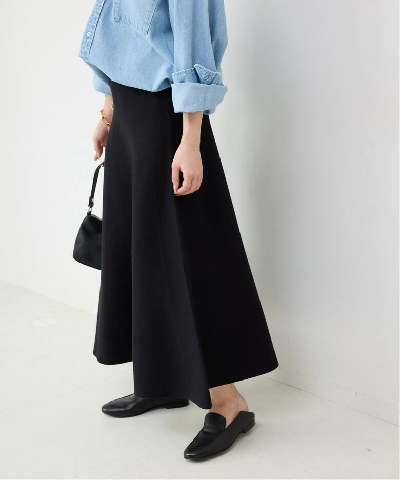 追加》ミラノリブニットフレアスカート（その他スカート）｜SLOBE IENA  