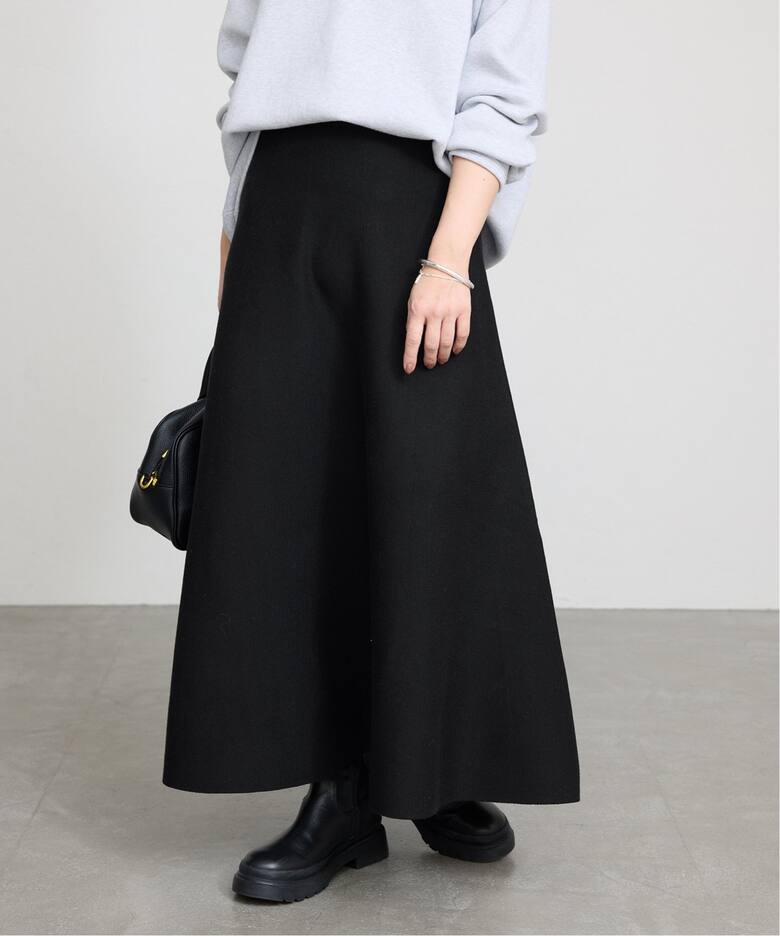 追加》ミラノリブニットフレアスカート（その他スカート）｜SLOBE IENA  