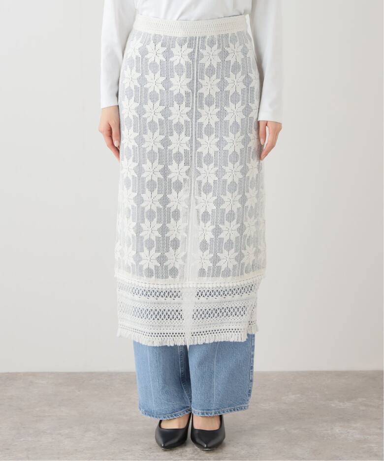 レースパッチワークスカート（その他スカート）｜SLOBE IENA（スローブ  
