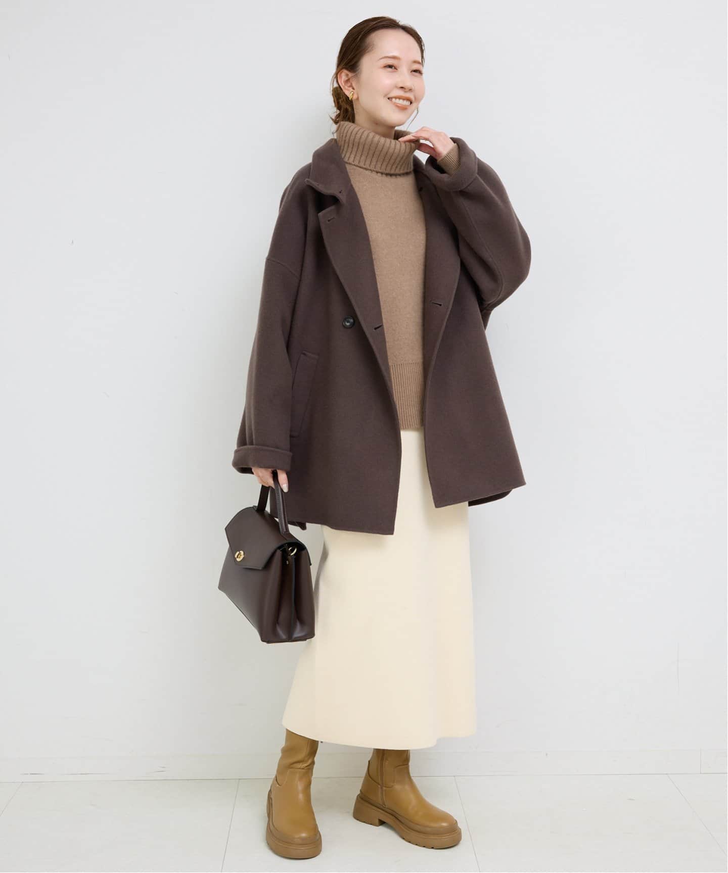 レギンスセット》レイヤードニットスカート（その他スカート）｜SLOBE