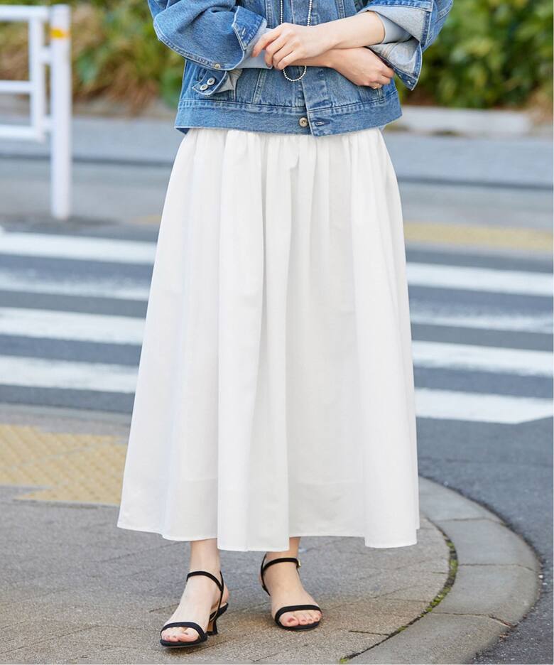 タフタボリュームスカート（ロング・マキシ丈スカート）｜SLOBE IENA  