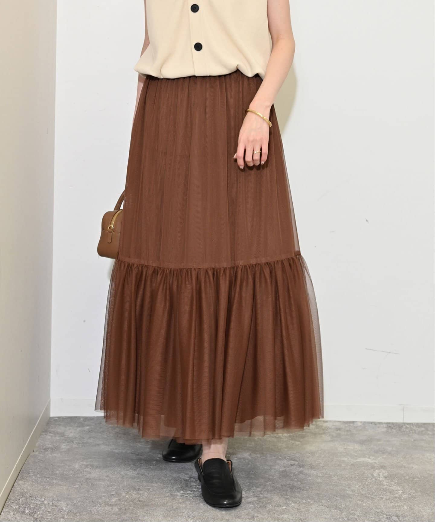 チュールティアードレイヤードスカート（その他スカート）｜SLOBE IENA