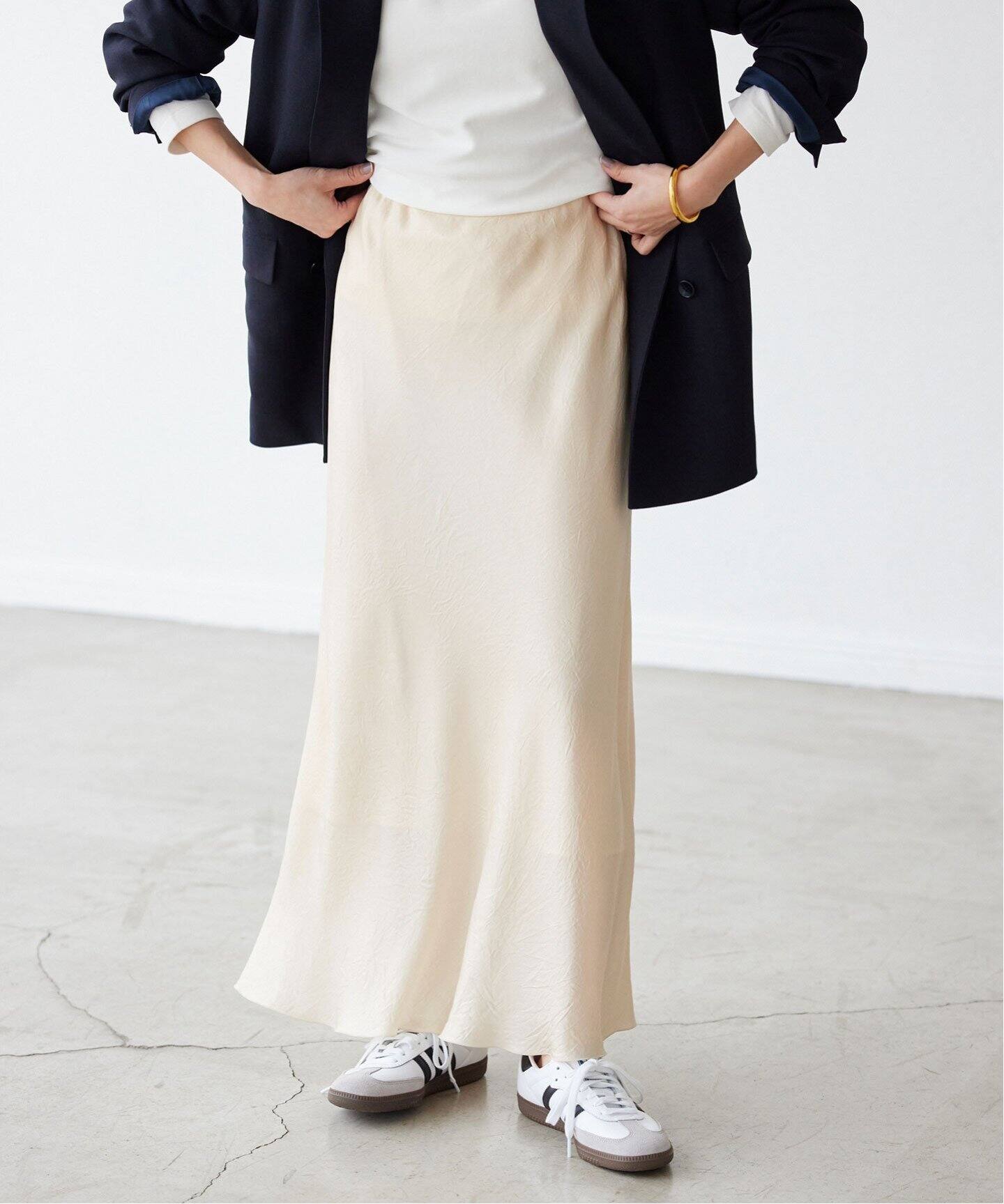 ヴィンテージサテンマーメイドスカート（ロング・マキシ丈スカート  