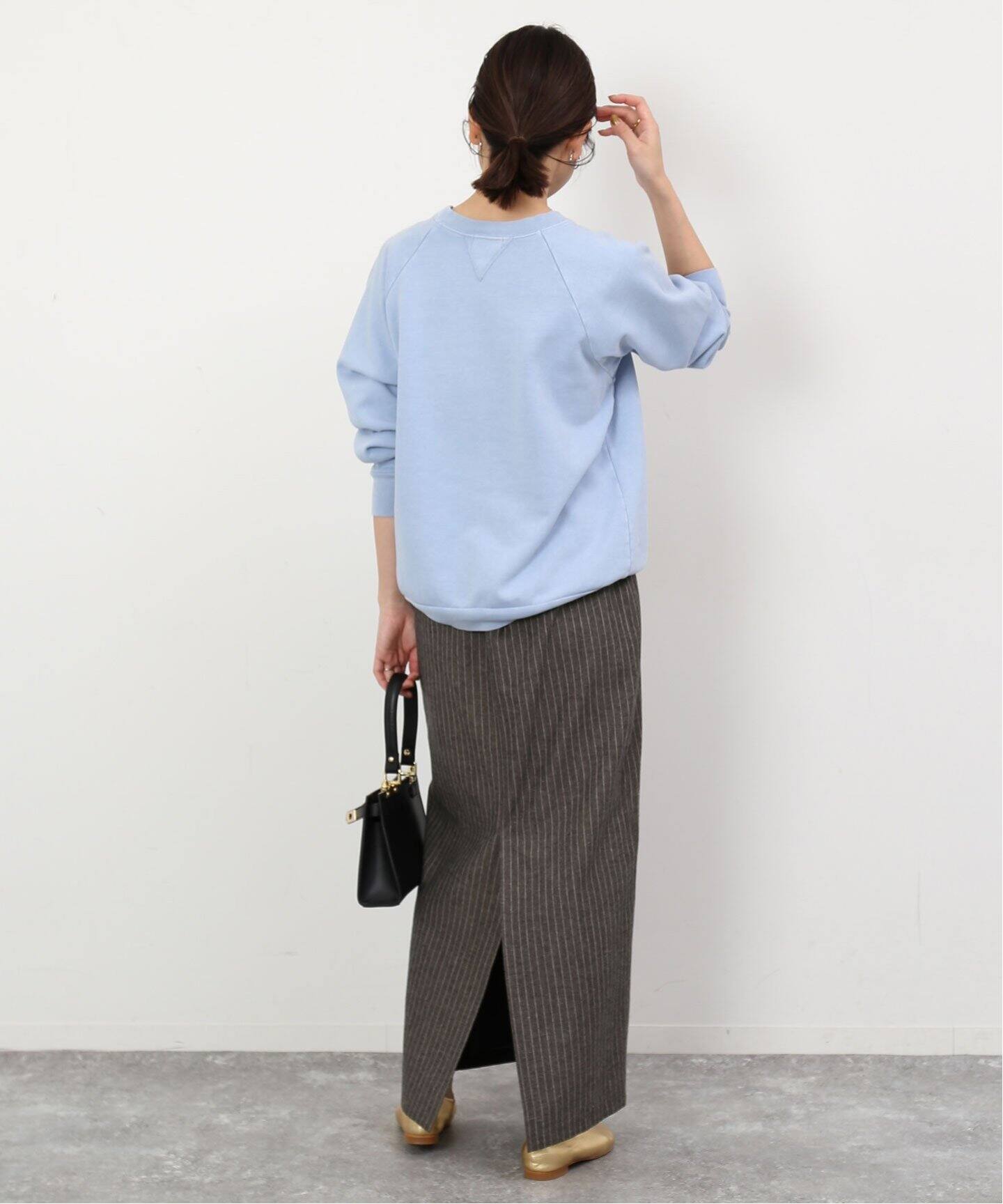 ストライプ Iラインスカート（ロング・マキシ丈スカート）｜SLOBE IENA  