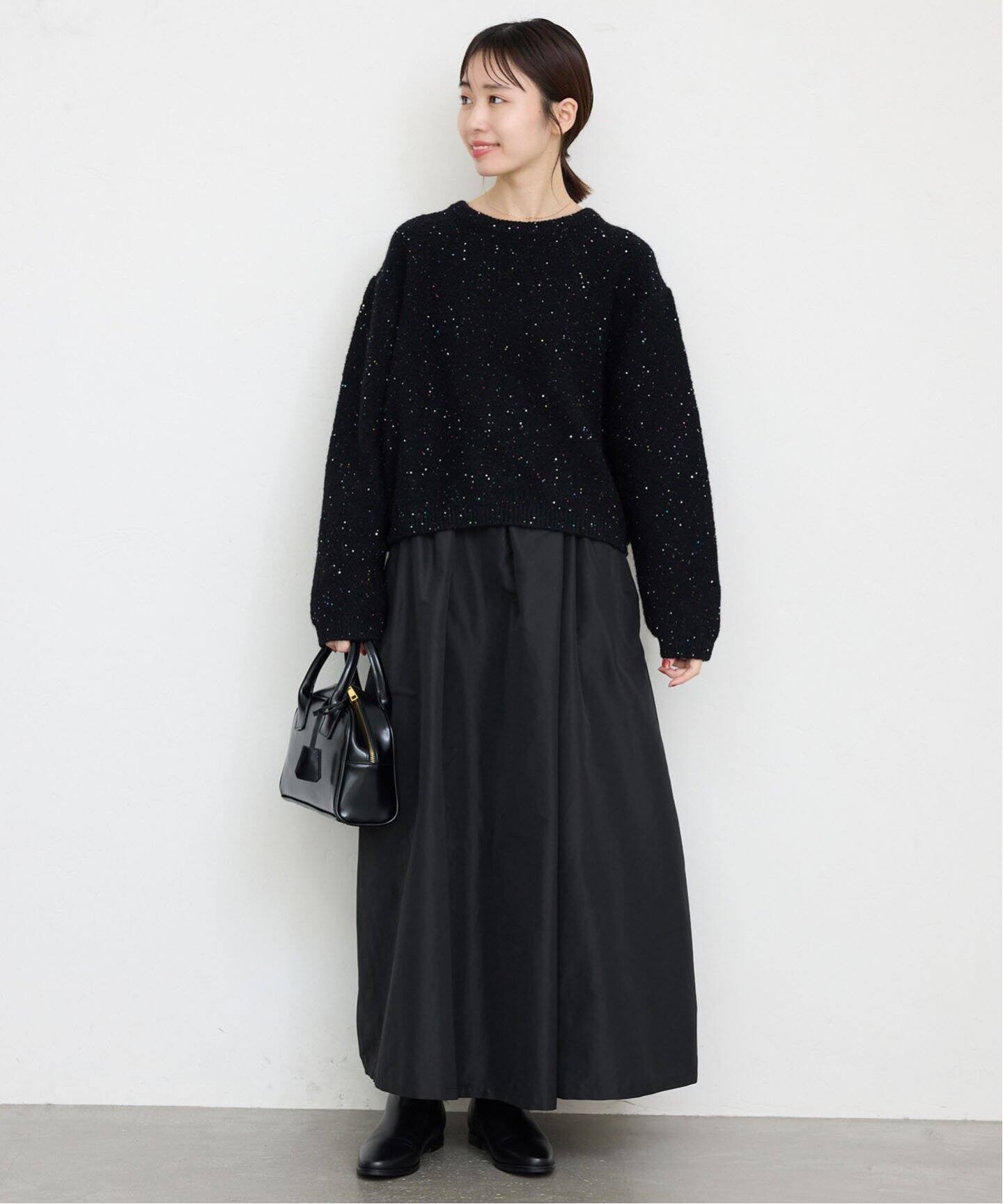 シャンブレータフタランダムタックスカート（その他スカート）｜SLOBE  