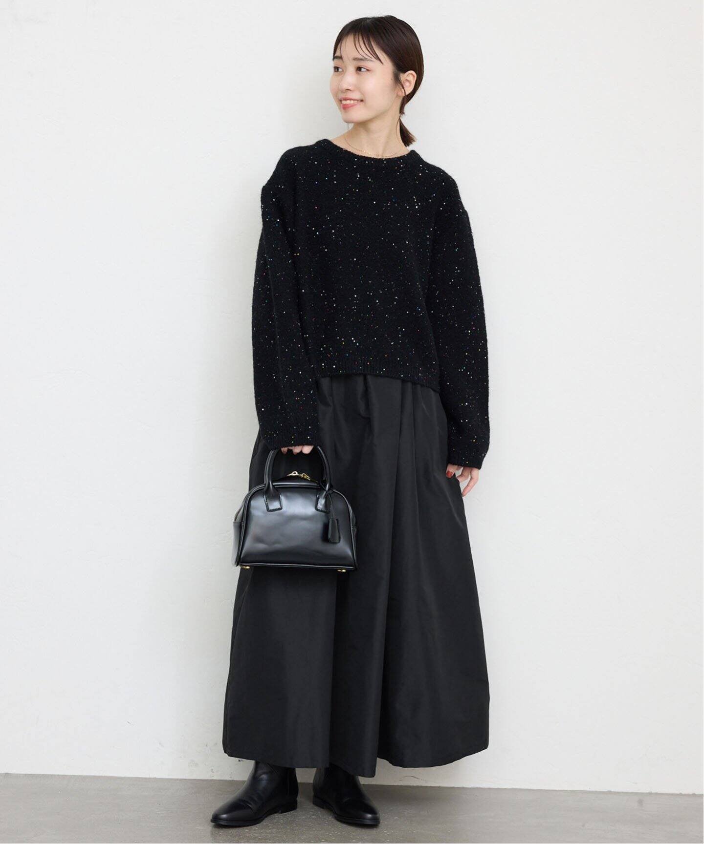 シャンブレータフタランダムタックスカート（その他スカート）｜SLOBE  