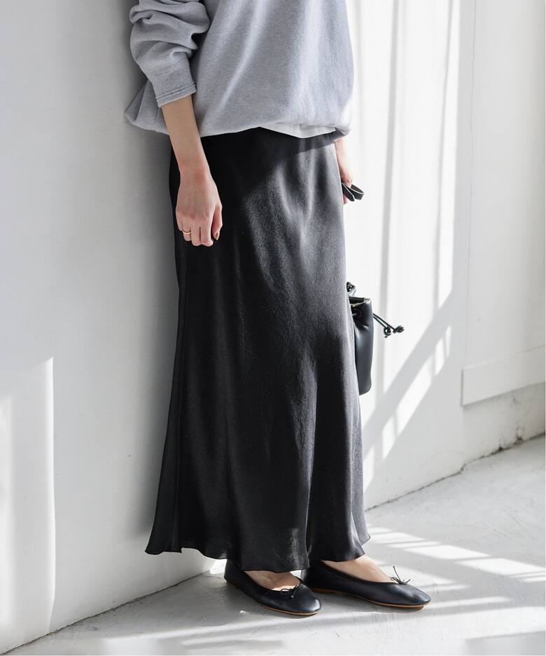 追加2》Glare Stainスカート（ロング・マキシ丈スカート）｜SLOBE IENA 