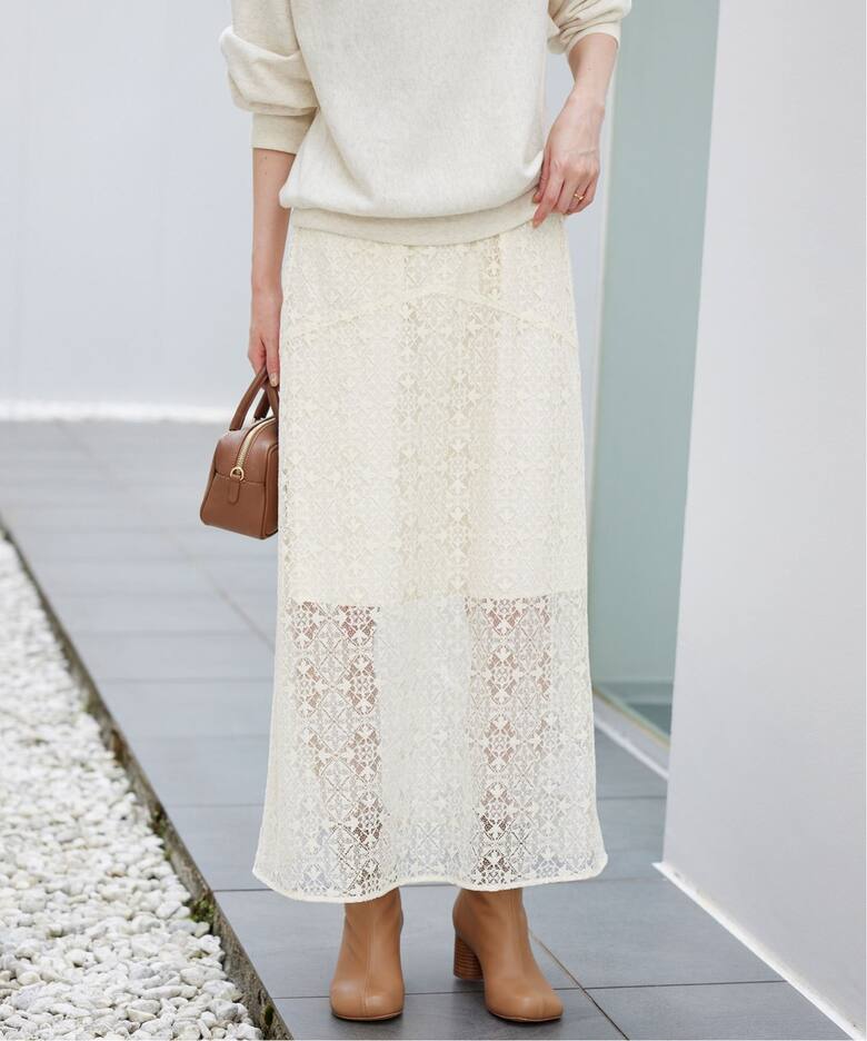イージーレーススカート（ロング・マキシ丈スカート）｜SLOBE IENA  