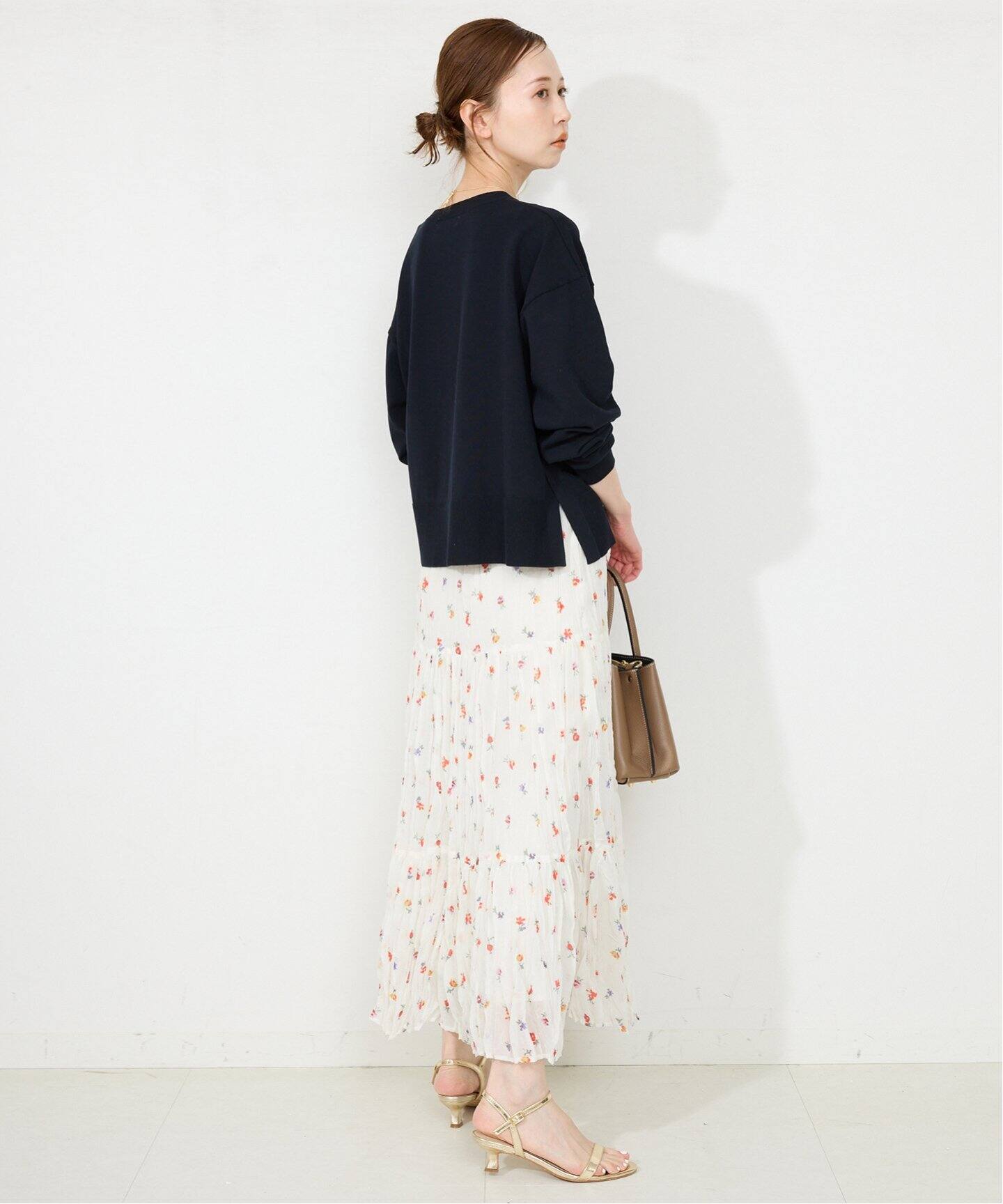 FLOWERティアード スカート（ロング・マキシ丈スカート）｜SLOBE IENA  