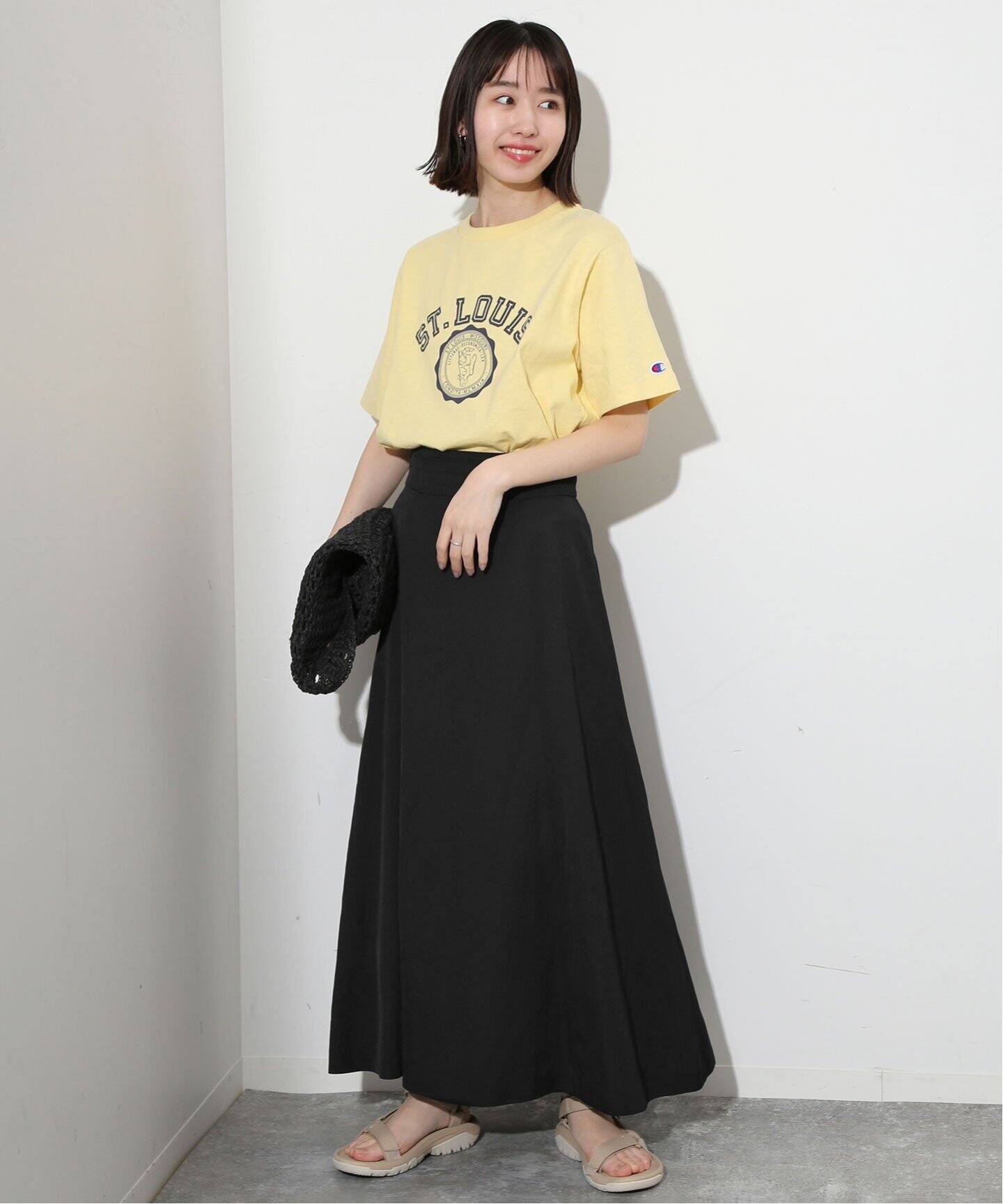 リネン混ハイウエストスカート（その他スカート）｜SLOBE IENA  