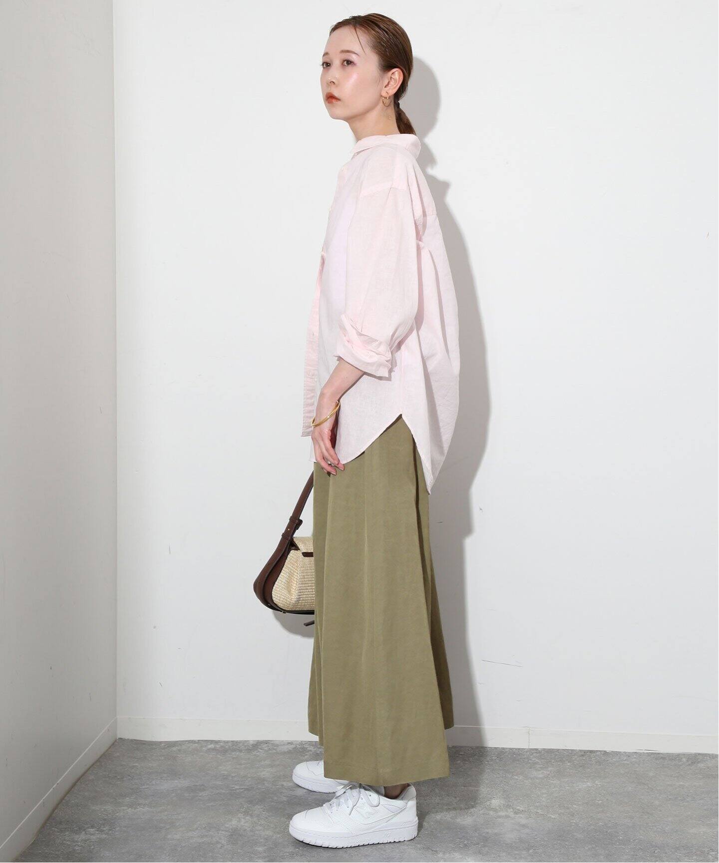 リネン混ハイウエストスカート（その他スカート）｜SLOBE IENA  