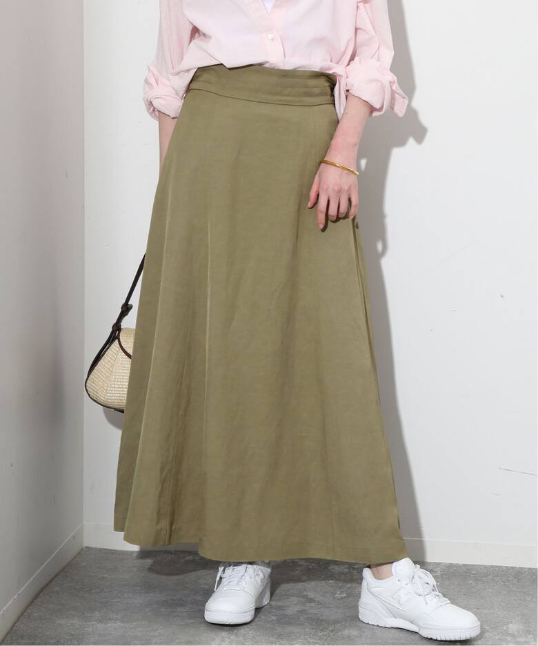 リネン混ハイウエストスカート（その他スカート）｜SLOBE IENA  