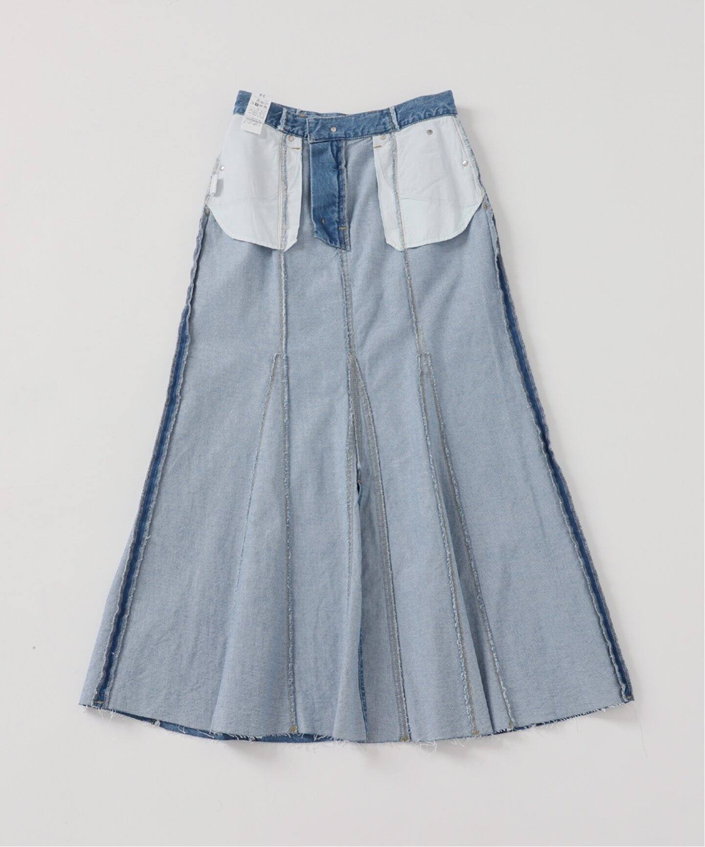 LE DENIM リメイクシームフレアスカート（デニムスカート）｜SLOBE  