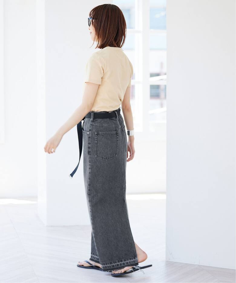 LE DENIM リーンカットオフスカート（デニムスカート）｜SLOBE IENA  
