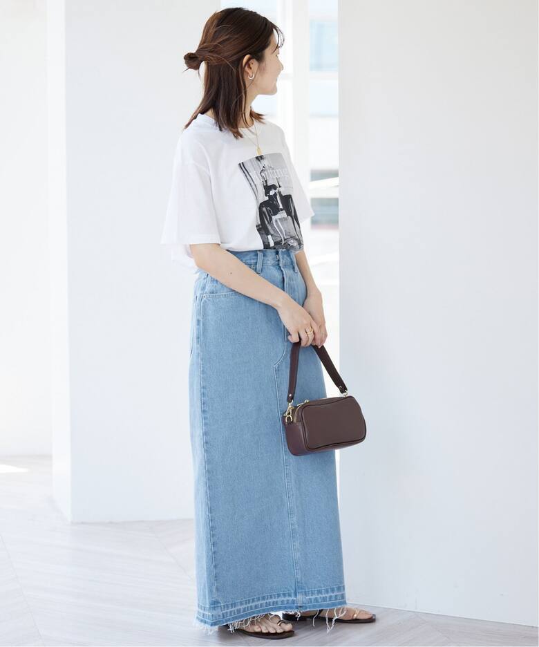 LE DENIM リーンカットオフスカート（デニムスカート）｜SLOBE IENA  