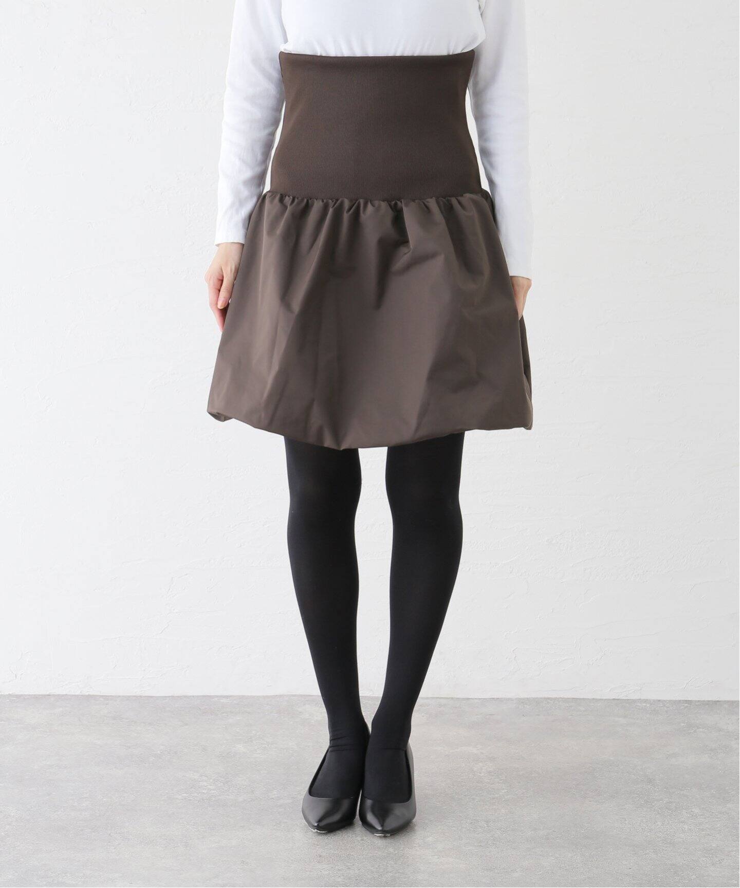 AMOMENTO/アモーメント NYLON MINI TOPS/SK AW24FWW02SK（その他 