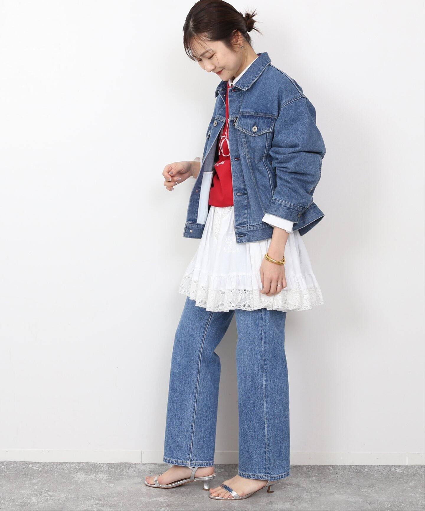 crinkle crinkle crinkle】2way embroidery ミニスカート（ミニ 