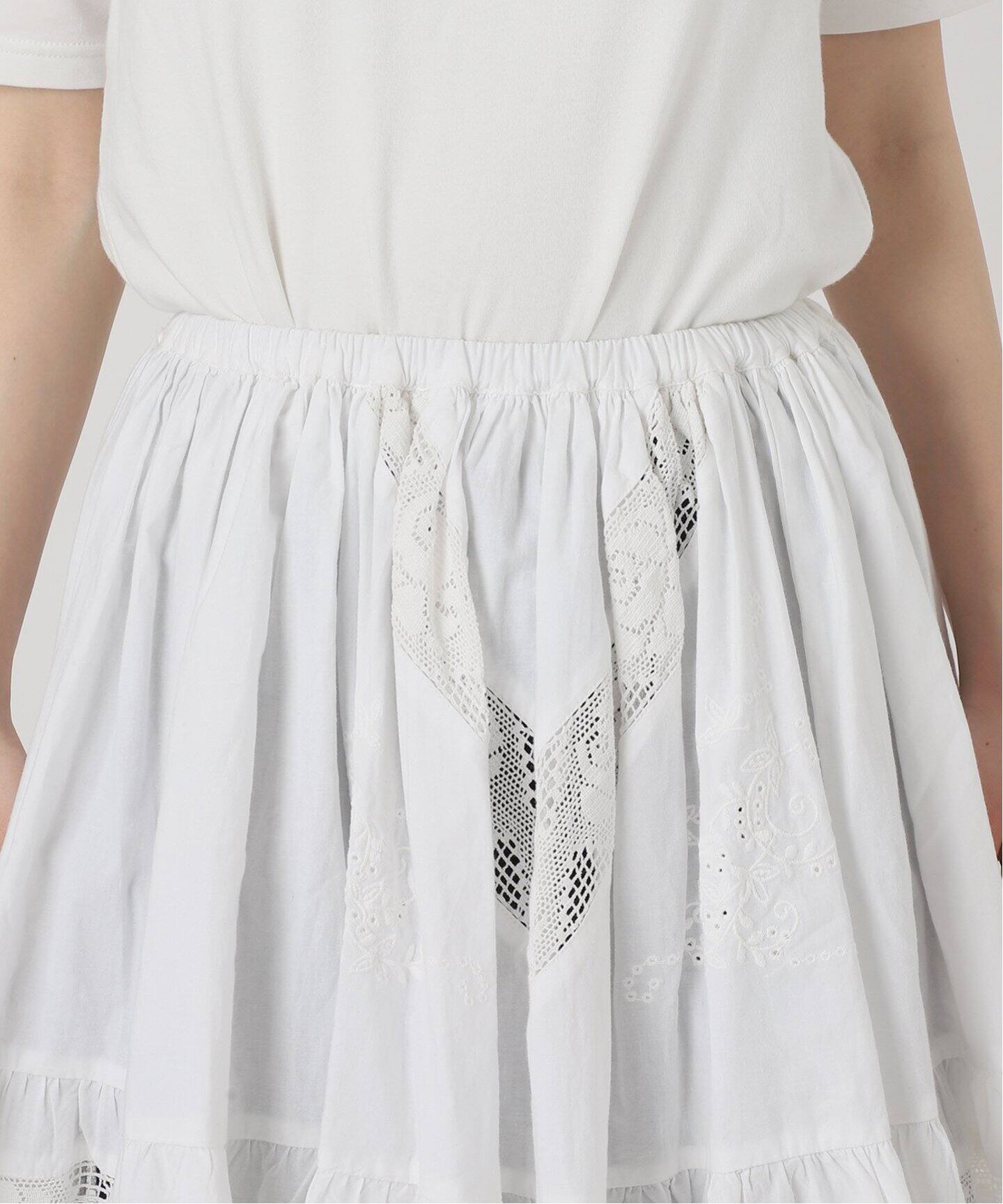 crinkle crinkle crinkle】2way embroidery ミニスカート（ミニ  