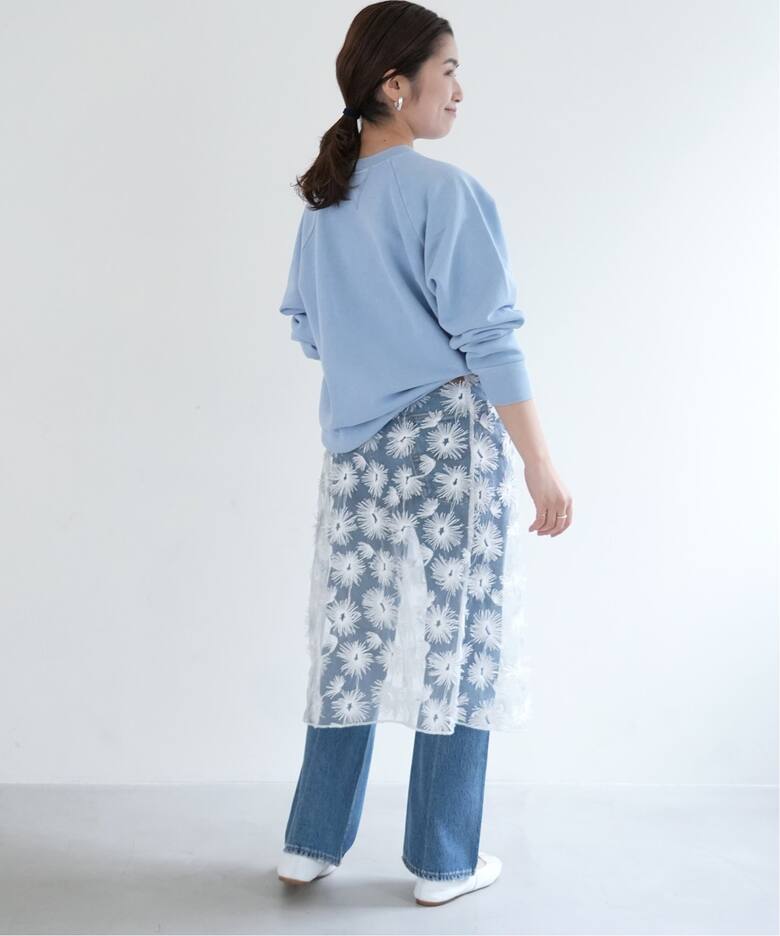 PROVOKE/プロヴォーク】チュールフラワーラップスカート（その他  
