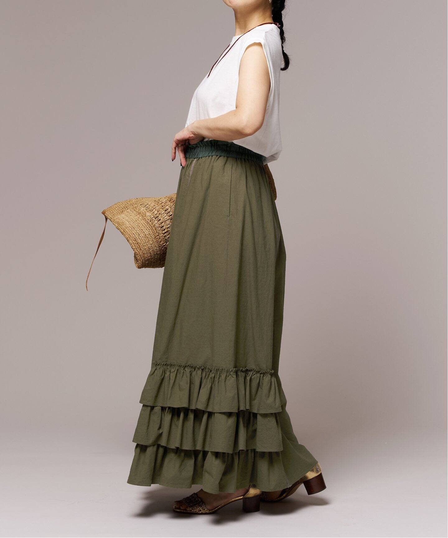 ニットフリルスカート新品イエナ 36