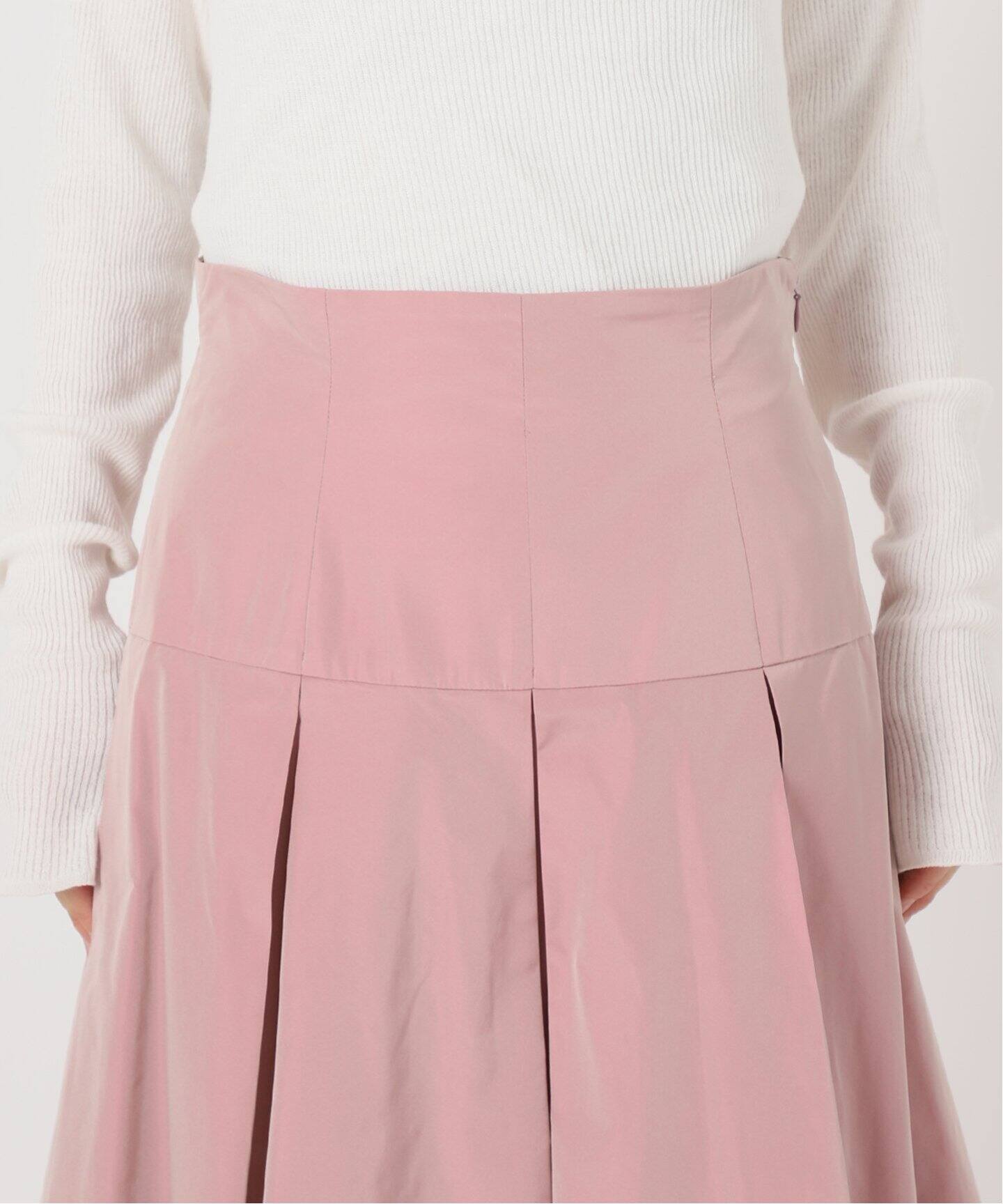 IENA LA BOUCLE ポリエステルタフタボリュームスカート（ロング 