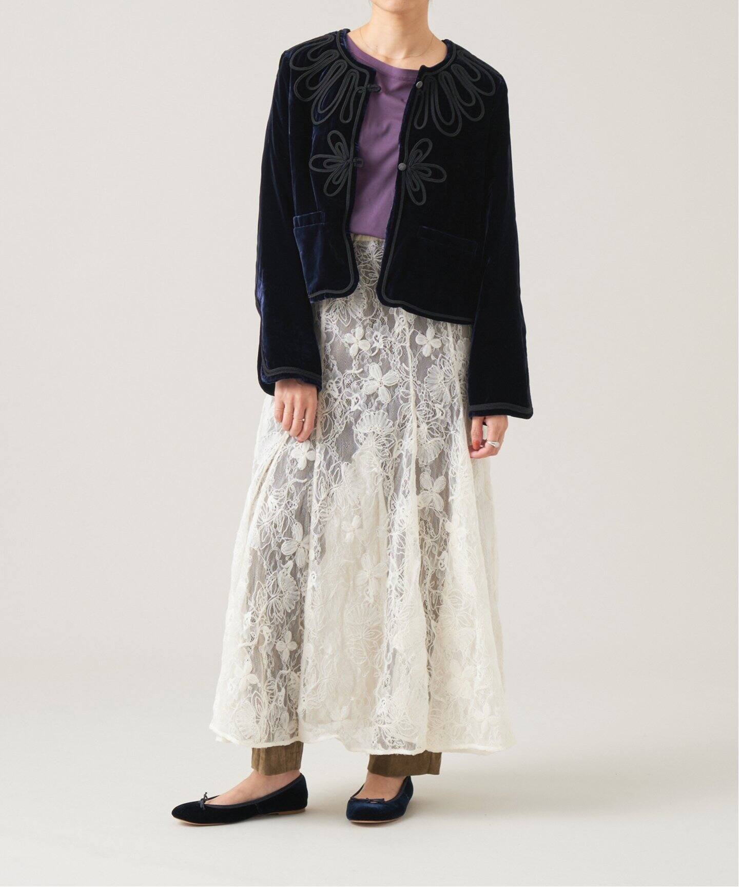 IENA LA BOUCLE 刺繍レーススカート（その他スカート）｜IENA（イエナ  