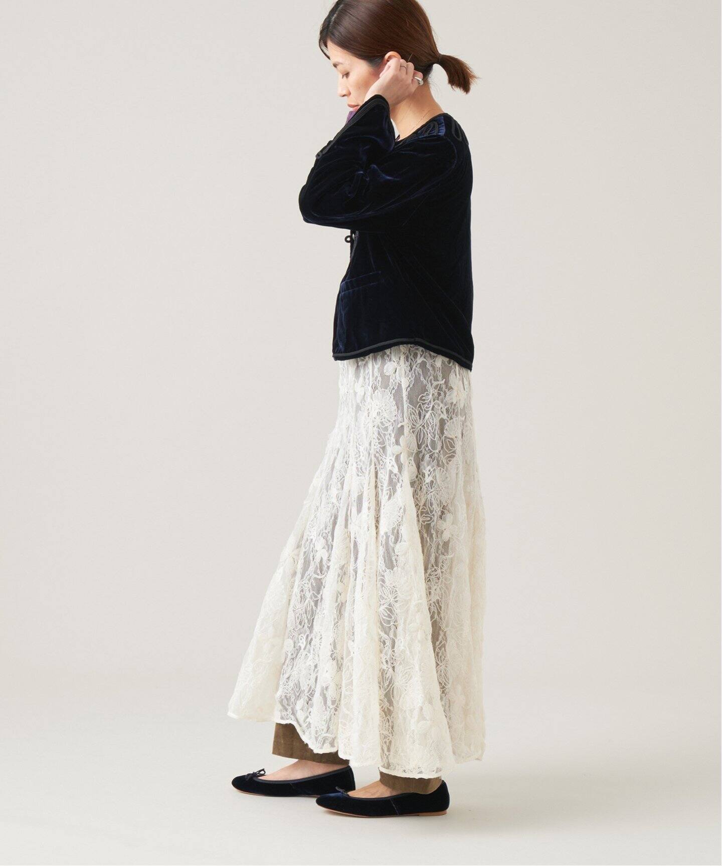 IENA LA BOUCLE 刺繍レーススカート（その他スカート）｜IENA（イエナ 