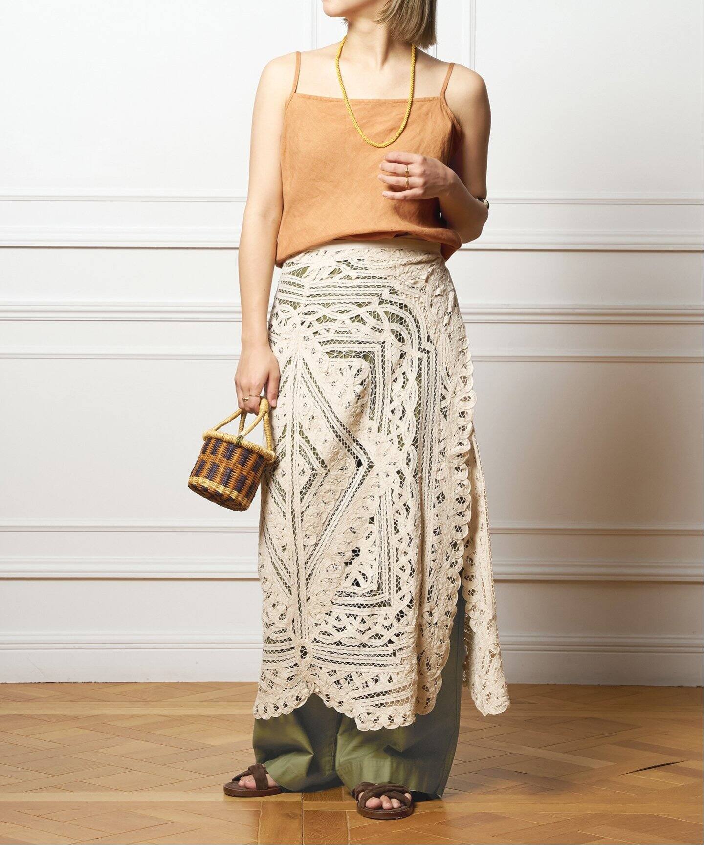 IENA LA BOUCLE バテンレースラップスカート（その他スカート）｜IENA  