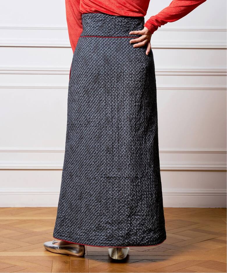 IENA LA BOUCLE エンブロイダードペイズリースカート（その他スカート 